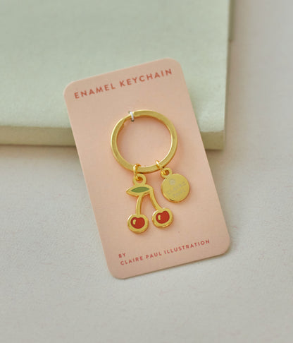 Cherry Keyring Charm