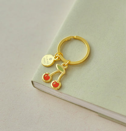 Cherry Keyring Charm