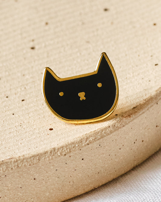 Black Cat Enamel Pin Badge