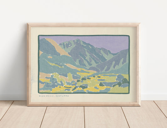 Glen Nevis, Scotland Art Print